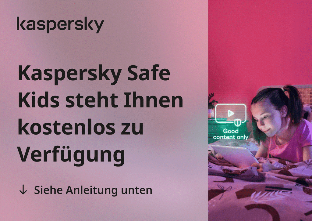 Kaspersky Safe Kids kostet Sie nichts