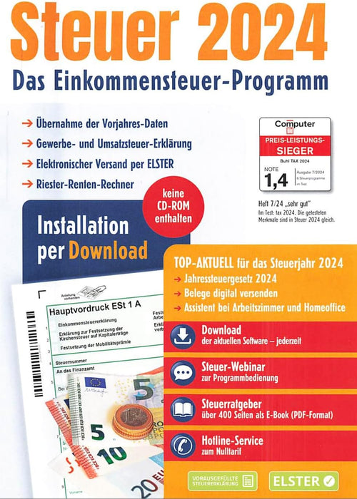 Steuer-Software 2024 Verpackung