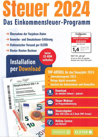 Aldi Steuer 2024 Lizenzcode Key Download per Mail Lieferung sofort