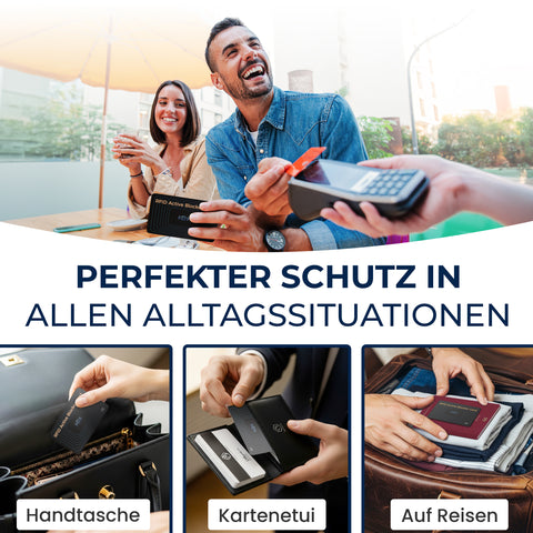 RFID Blocker Karte – Ultradünner NFC & Kreditkarten‑Schutz für Geldbeutel