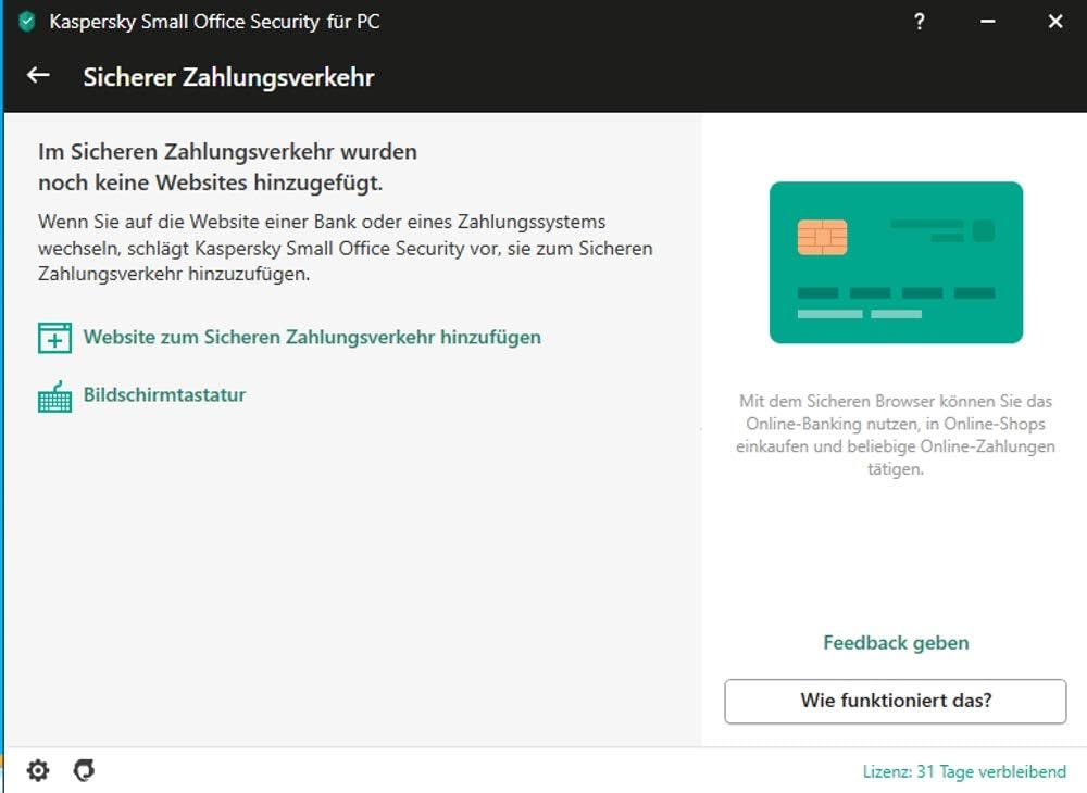 Kaspersky Small Office Security | 7 Geräte 7 Mobil 1 Server | 1 Jahr | Windows/Mac/Android/WinServer | für kleine Unternehmen | Aktivierungscode per Email