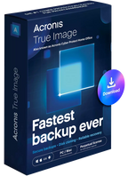Acronis True Image Software-Verpackung