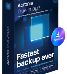 Acronis True Image Software-Verpackung