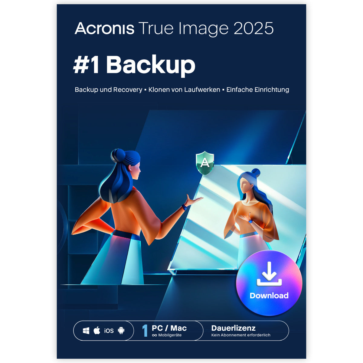 Acronis True Image 2025 – 2026  1 PC, Einmalzahlung, Lebenslange Nutzung