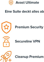 AVAST Premium Security 2026 1 PC 1 Jahr Internet Security Antivirus avast
