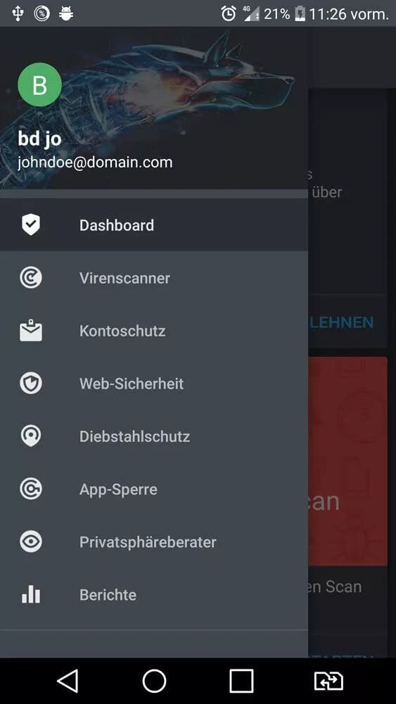 Bitdefender  Mobile Security 1-3 Gerät für Android