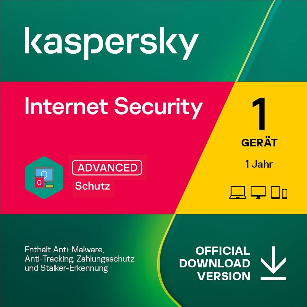 Kaspersky Internet Security 2025 Upgrade Verlängerung  | 1 Gerät - 1 Jahr | Sofortdownload + Key