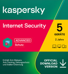 Kaspersky Internet Security 2024 5 PC 2 Jahre Vollversion