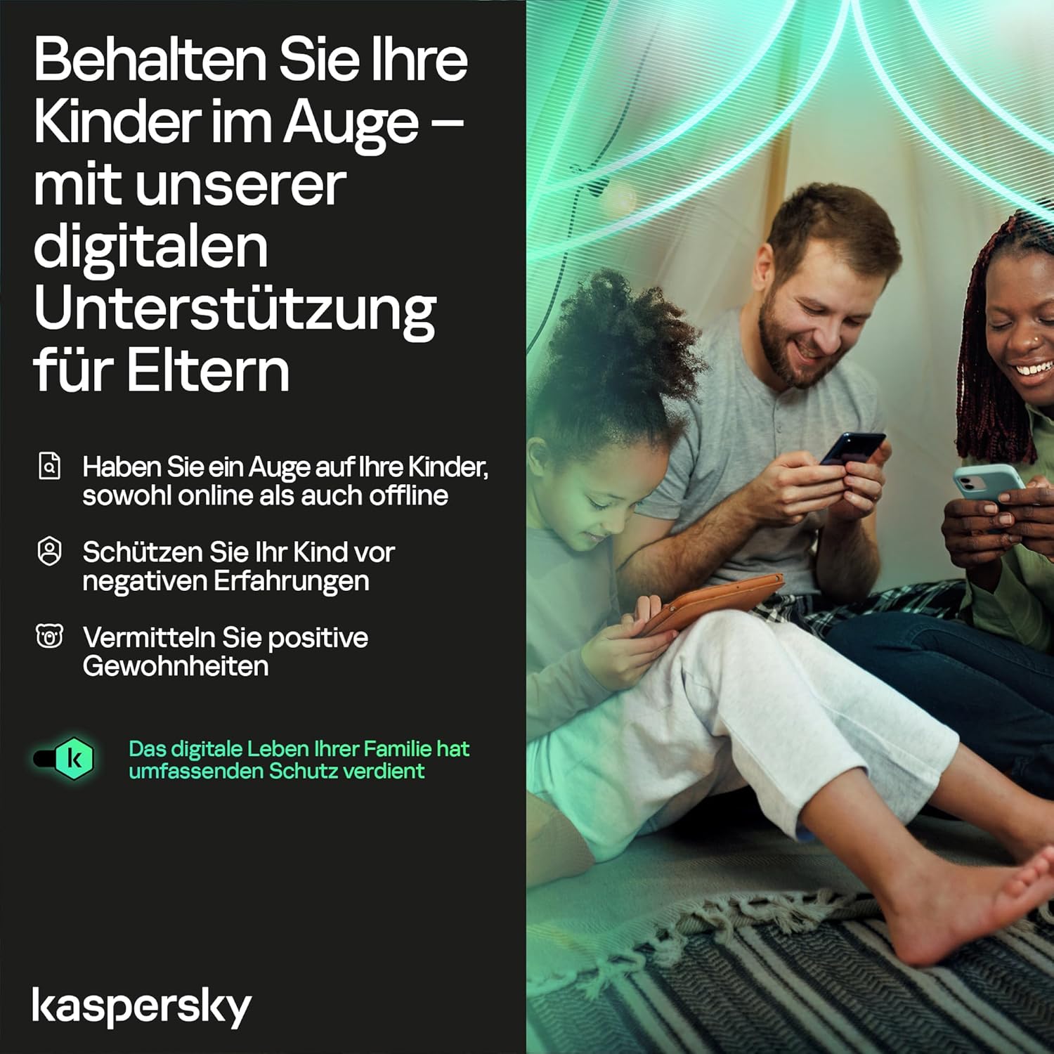 Kaspersky Safe Kids | 1 Benutzerkonto | 1 Jahr | PC/Mac/Android/iOS | Aktivierungscode per Email