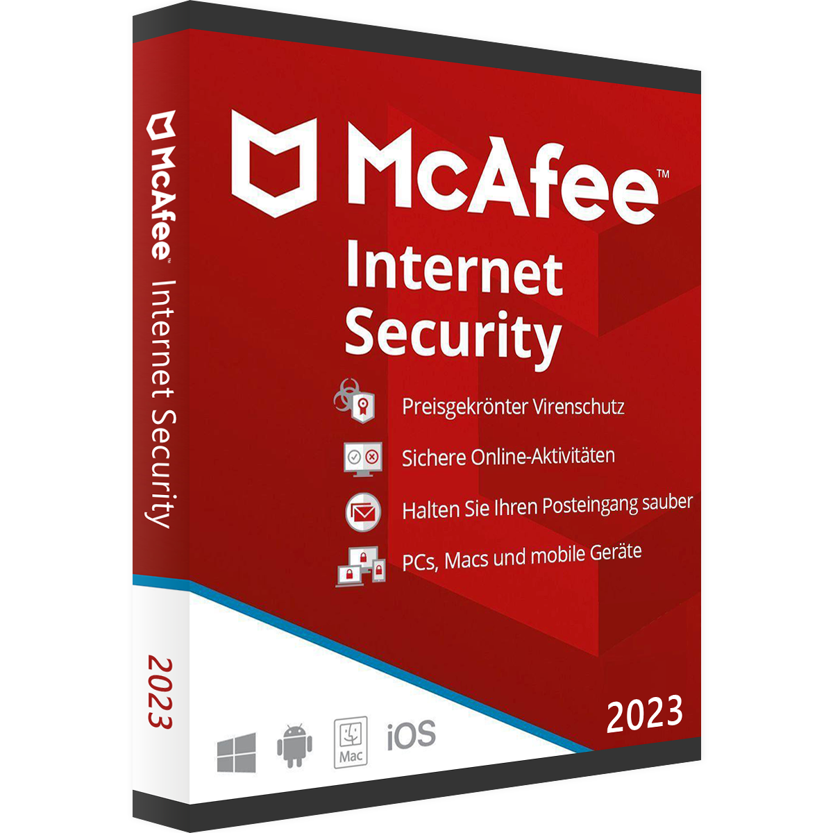 McAfee Internet Security (1 Geräte) 2025 | 12 Monate| Echtzeitschutz für PCs vor neuen und dynamischen Bedrohungen | Digitaler download