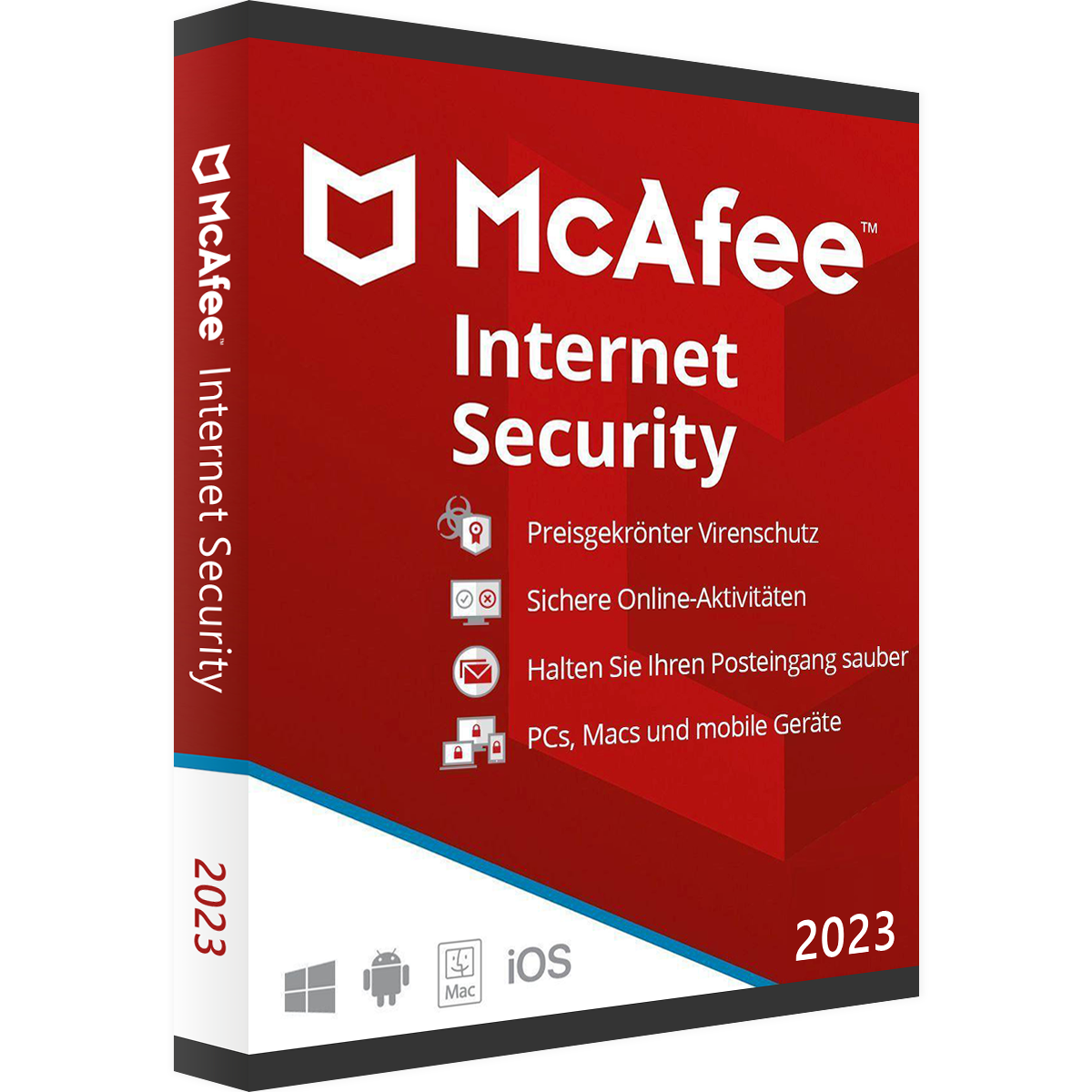 McAfee Internet Security Software Box