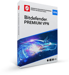 Bitdefender Premium VPN unlimited 2023 - 10 Geräte 1 Jahr/Win, Mac, Android, iOS