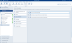 Steuersoftware-Benutzeroberfläche auf Bildschirm
