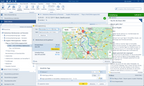 Steuersoftware mit Kartenansicht und Formularen