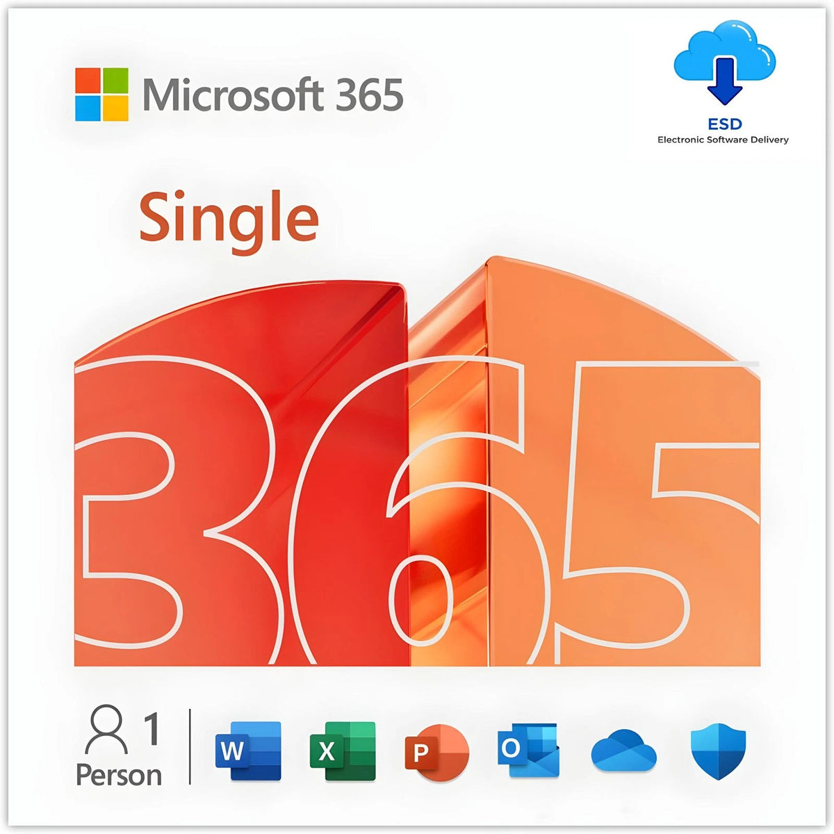 Microsoft Office 365 Single 1 Benutzer / 1 Gerät / 1 Jahr PC/MAC / KEY (ESD)