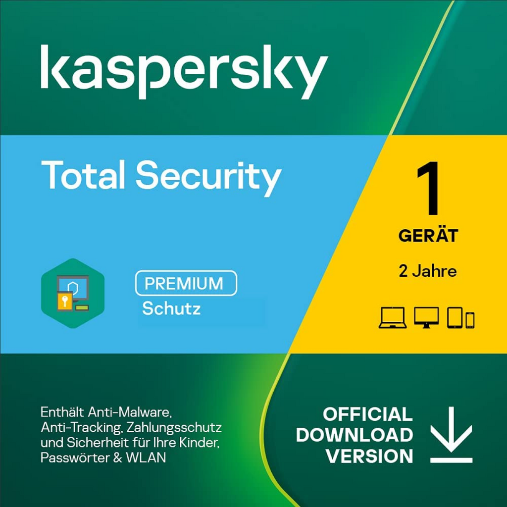 Kaspersky Total Security 2025 | 2 Monate Gratis für Ebay Kunden