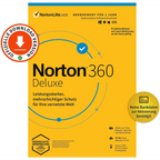 Norton 360 Deluxe Software-Verpackung